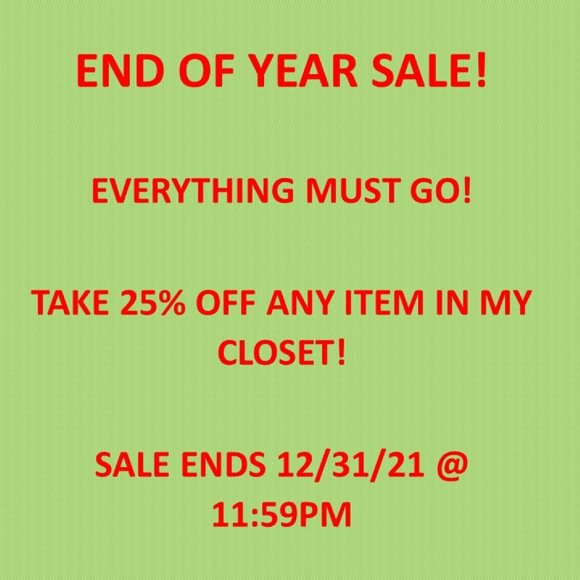 End of Year Sale! Everything Must Go! - Picture 1 of 1